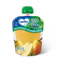 Mellin 100% Pera purea di frutta con vitamina C per bambini 90 g