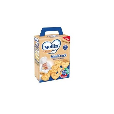 Mellin MiniCreck cracker snack per bambini con vitamine 180 g Mellin MiniCreck cracker snack per bambini con vitamine 180 g