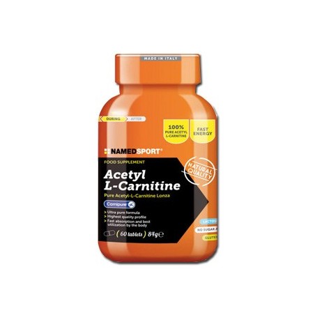 NamedSport Acetyl L-Carnitine integratore per energia e resistenza 60 capsule NamedSport Acetyl L-Carnitine integratore per energia e resistenza 60 capsule