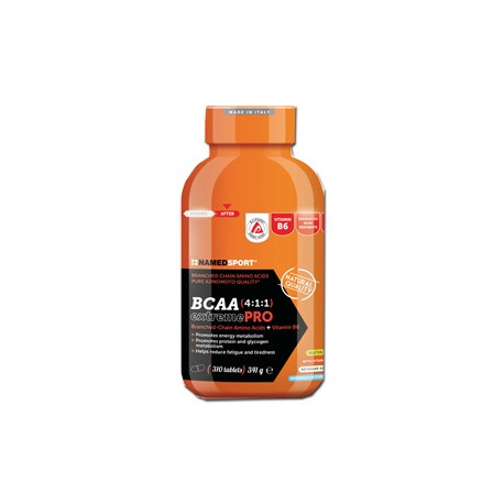 NamedSport BCAA 4:1:1 extreme PRO integratore di Aminoacidi a ramificati 310 compresse