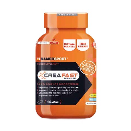 NamedSport Creafast integratore 100% creatina monoidrato 120 compresse