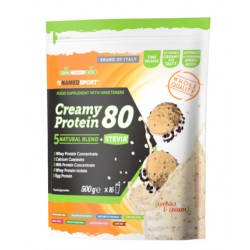 NamedSport CreamyProtein 80 Cookies & Cream integratore proteico 500 g