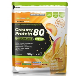 NamedSport Creamy Protein 80 Mango Peach integratore proteico 500 g