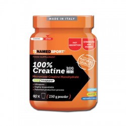 NamedSport 100% Creatina integratore in polvere per attività sportiva 250 g