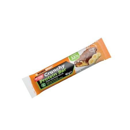 NamedSport Crunchy ProteinBit Barretta proteica gusto cioccolato banana 40 g NamedSport Crunchy ProteinBit Barretta proteica gusto cioccolato banana 40 g