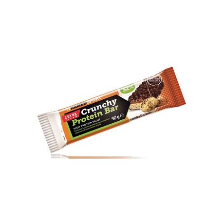 NamedSport Crunchy Protein Bar Barretta proteica Cookies & Cream 40 g