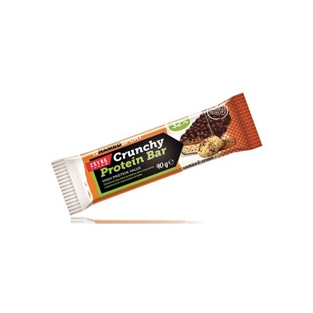 NamedSport Crunchy Protein Bar Barretta proteica Cookies & Cream 40 g NamedSport Crunchy Protein Bar Barretta proteica Cookies & Cream 40 g