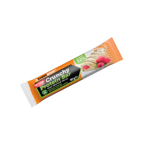 NamedSport Crunchy ProteinBit Barretta Proteica Croccante al Lampone