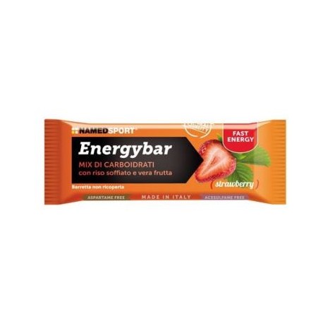 NamedSport Energybar barretta energetica per sportivi gusto fragola 35 g