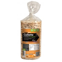 NamedSport Gallette di avena biologiche ricche di fibre 100 g