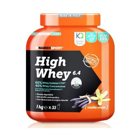 NamedSport High Whey Vanilla Cream proteine del latte in polvere 1 kg