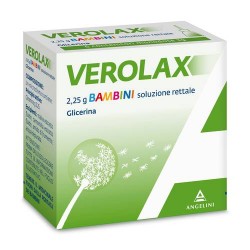 Verolax Bambini soluzione rettale glicerina 2,25 g - 6 microclismi
