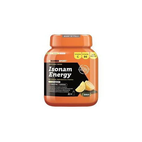 NamedSport Isonam Energy bevanda al limone in polvere per sport 480 g