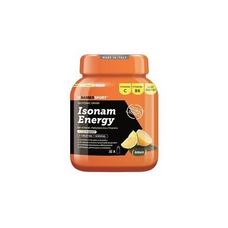 NamedSport Isonam Energy bevanda al limone in polvere per sport 480 g NamedSport Isonam Energy bevanda al limone in polvere per sport 480 g