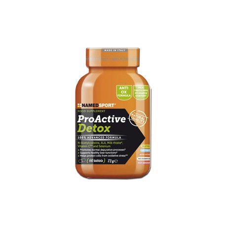 NamedSport ProActive Detox integratore depurativo per sportivi 60 compresse