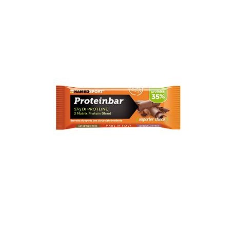 NamedSport Proteinbar Superior Choco barretta proteica gusto cacao 50 g