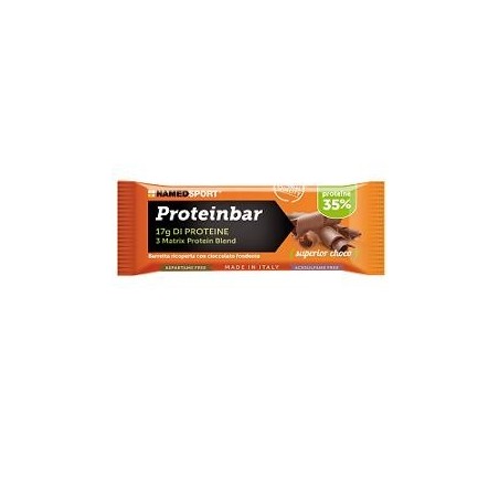 NamedSport Proteinbar Superior Choco barretta proteica gusto cacao 50 g NamedSport Proteinbar Superior Choco barretta proteica gusto cacao 50 g