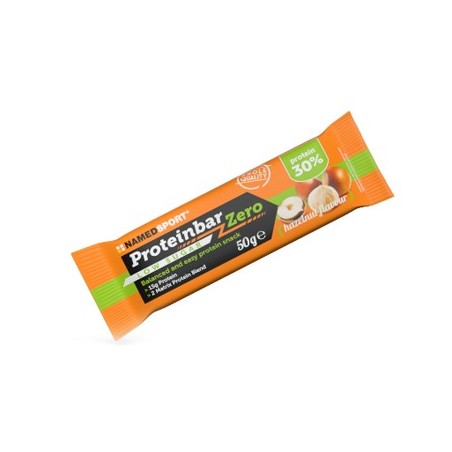 NamedSport Proteinbar Zero Hazelnut barretta proteica alla nocciola 50 g NamedSport Proteinbar Zero Hazelnut barretta proteica alla nocciola 50 g