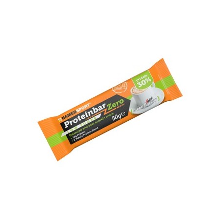 NamedSport Proteinbar Zero Moka barretta proteica pochi zuccheri 50 g NamedSport Proteinbar Zero Moka barretta proteica pochi zuccheri 50 g