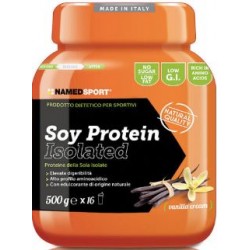 NamedSport Soy Protein Isolate Vanilla Cream - Polvere alle proteine della soia per sportivi 500 g