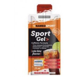 NamedSport Gel energetico per sportivi a base di carboidrati gusto coca cola e limone 25 ml