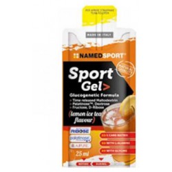 NamedSport Gel energetico per sportivi a base di carboidrati gusto lemon ice tea 25 ml