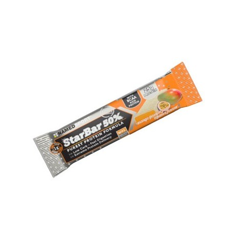 NamedSport Starbar 50% - Barretta proteica mango e passion fruit 50 g NamedSport Starbar 50% - Barretta proteica mango e passion fruit 50 g