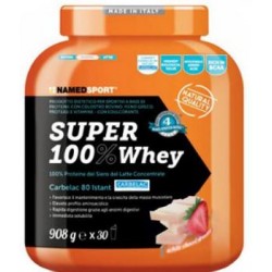 NamedSport Super 100% Whey Smooth al cioccolato bianco e fragola