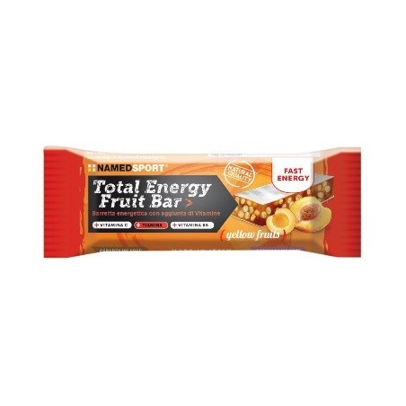 NamedSport Total Energy Fruit Bar - Barretta energetica con vitamine yellow fruits 1 pezzo NamedSport Total Energy Fruit Bar - Barretta energetica con vitamine yellow fruits 1 pezzo