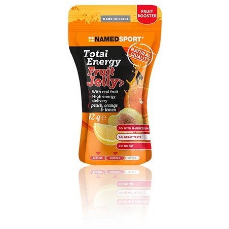 NamedSport Total Energy Fruit Jelly - Caramelle energizzanti pesca, arancia e limone 42 g NamedSport Total Energy Fruit Jelly - Caramelle energizzanti pesca, arancia e limone 42 g