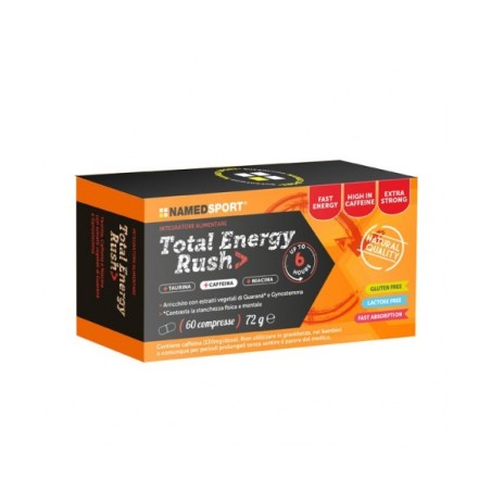 NamedSport Total Energy Rush 60 compresse - Integratore energizzante NamedSport Total Energy Rush 60 compresse - Integratore energizzante