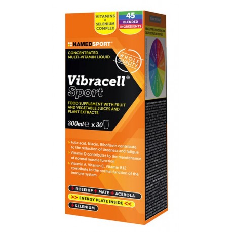 NamedSport Vibracell Sport Integratore multivitaminico 300 ml