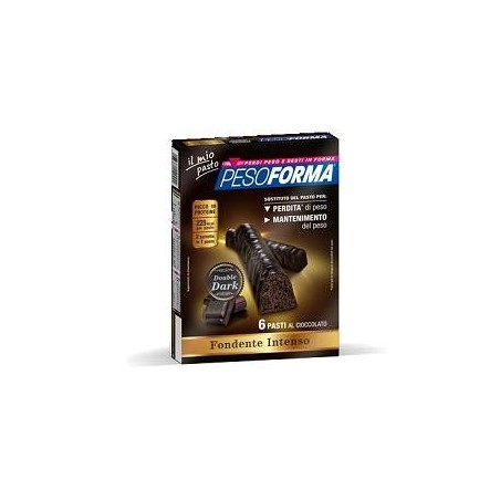Pesoforma Double Dark 6 pasti sostitutivi 12 barrette dietetiche cioccolato fondente Pesoforma Double Dark 6 pasti sostitutivi 12 barrette dietetiche cioccolato fondente