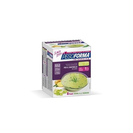 Pesoforma Crema alle verdure pasto dietetico ipocalorico 8 bustine da 55 g