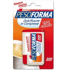 Pesoforma dolcificante ipocalorico senza calorie e zucchero 300 compresse