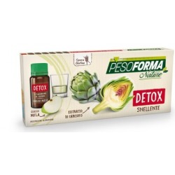 Pesoforma Natura Detox Snellente integratore snellente al carciofo 6 flaconcini 10 ml