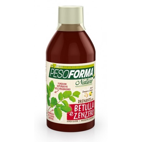 Pesoforma Nature Integratore drenante con betulla e zenzero 500 ml