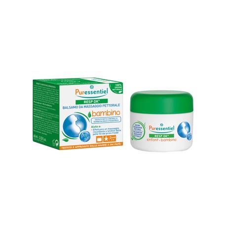 Puressentiel Resp OK Balsamo balsamico per bambini per aromaterapia 60 ml