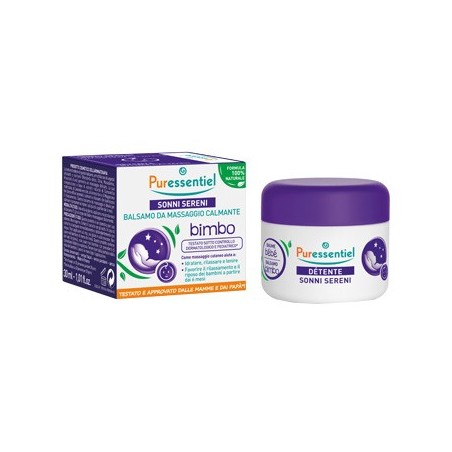Puressentiel Sonni Sereni Balsamo calmante rilassante per bambini 30 ml Puressentiel Sonni Sereni Balsamo calmante rilassante per bambini 30 ml