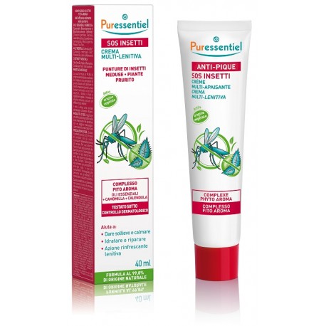 Puressentiel SOS Insetti Crema Multi lenitiva per punture di insetti e meduse 40 ml