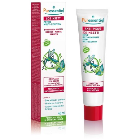 Puressentiel SOS Insetti Crema Multi lenitiva per punture di insetti e meduse 40 ml Puressentiel SOS Insetti Crema Multi lenitiva per punture di insetti e meduse 40 ml