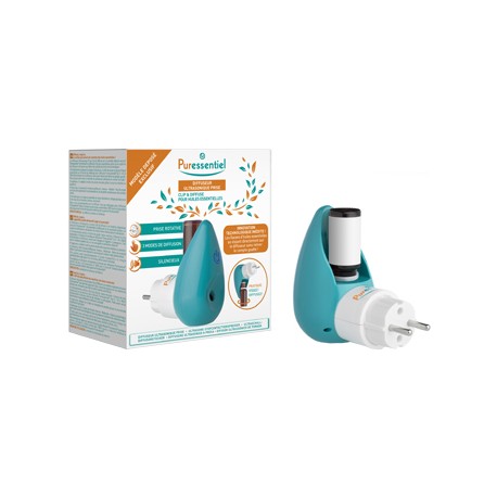 Puressentiel Clip & Diffuse Diffusore ultrasonico a presa per oli aromatici