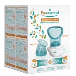 Puressentiel Diffusore di vapore per inalazioni e hammam facciale