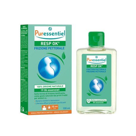 Puressentiel Resp OK Frizione Pettorale - Prodotto per aromaterapia con 19 oli essenziali