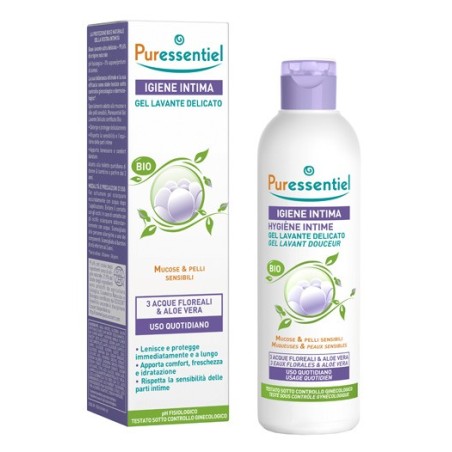 Puressentiel Detergente intimo delicato alle acque floreali e aloe vera 250 ml Puressentiel Detergente intimo delicato alle acque floreali e aloe vera 250 ml