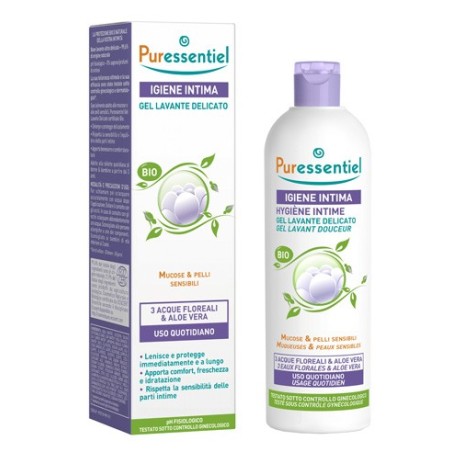Puressentiel Detergente Intimo delicato con acque floreali e aloe vera 500 ml Puressentiel Detergente Intimo delicato con acque floreali e aloe vera 500 ml