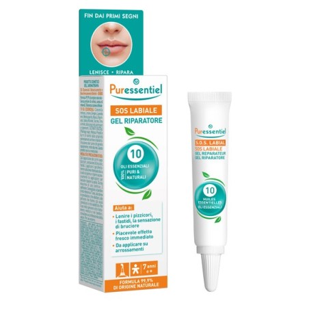 Puressentiel SOS Labiale - Gel riparatore per labbra secche e screpolate 5 ml Puressentiel SOS Labiale - Gel riparatore per labbra secche e screpolate 5 ml