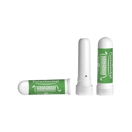 Puressentiel Inalatore per la respirazione ai 19 oli essenziali 100% naturale 1 ml