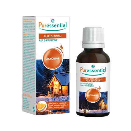 Puressentiel Miscela Cocooning con oli essenziali rilassanti per diffusione 30 ml