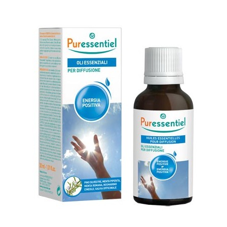 Puressentiel Energia positiva miscela di oli essenziali rigeneranti per diffusione 30 ml Puressentiel Energia positiva miscela di oli essenziali rigeneranti per diffusione 30 ml